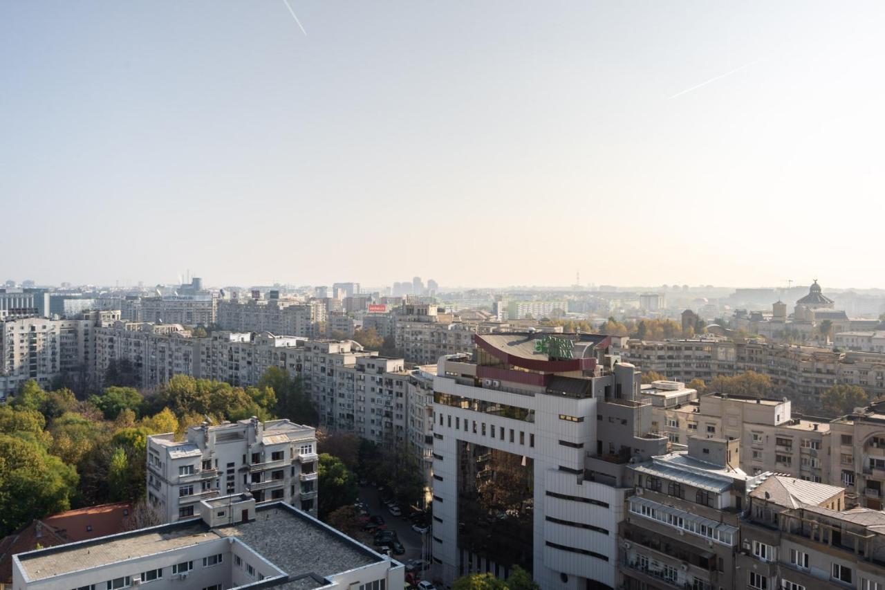 Central Apartment Tower Bucureşti Eksteriør bilde